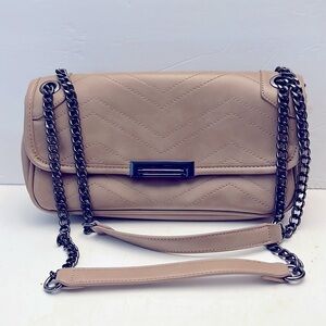 Melie Bianco Vegan Leather Cross Body Bag Purse
